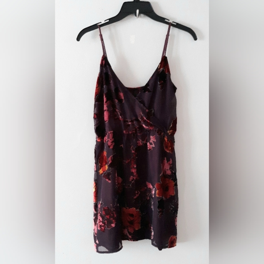Luna Chix Velvet Burnout Mini Dress - Picture 5 of 8